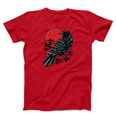 Japanese Style Crow Unisex T-shirt